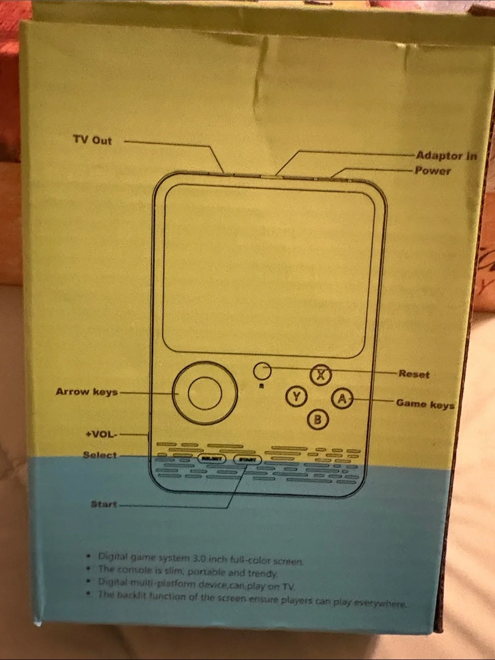 Portable Handheld Game Console - Green